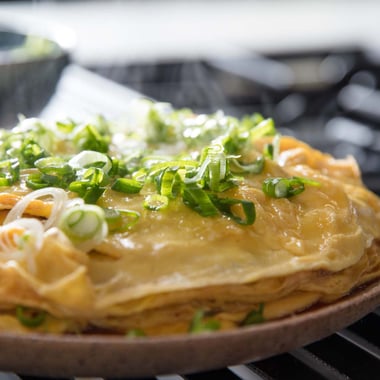 Chinese-Style Layered Omelette Recipe