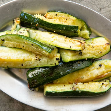 Roasted Zucchini {Oven Baked}