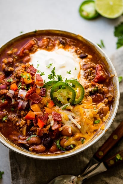 Award Winning Healthy Turkey Instant PotChili