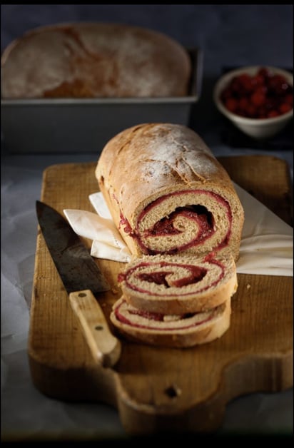 Rosy Swirl Bread