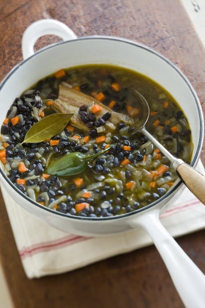 Black Beans with Chiles