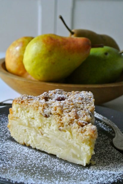 Pear Streusel Cake