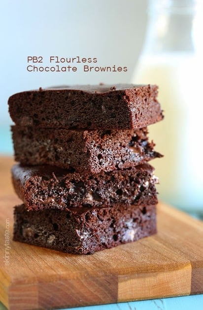 PB2 Flourless Chocolate Brownies